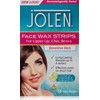 (3 x 16 Strips) Jolen Face Wax Strips for Upper