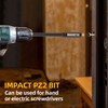 10-Piece PZ2 50mm Bits, PZ2 Magnetic Screwdriver Impact Bits Set,