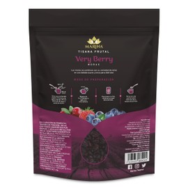 Marina Tisanas | Very Berry de 500g | Infusión de Frutas Naturales Premium | Para Bebidas Calientes, Frías o Frappé
