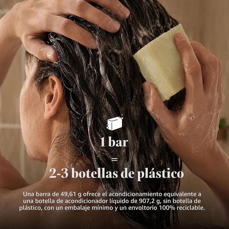 J·R·LIGGETT'SAcondicionador de Barra para Cabello Ingredientes a base de plantas,