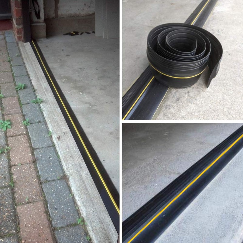 Weatherproof Universal Garage Door Bottom Threshold Seal Strip DIY Weather