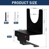 Pack of 4 Wall Mount Angle Grinder Holder with Screws,