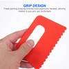 4pcs Plastic Paint Scraper Tool, Plastic Textured Paint Supplies Graffiti