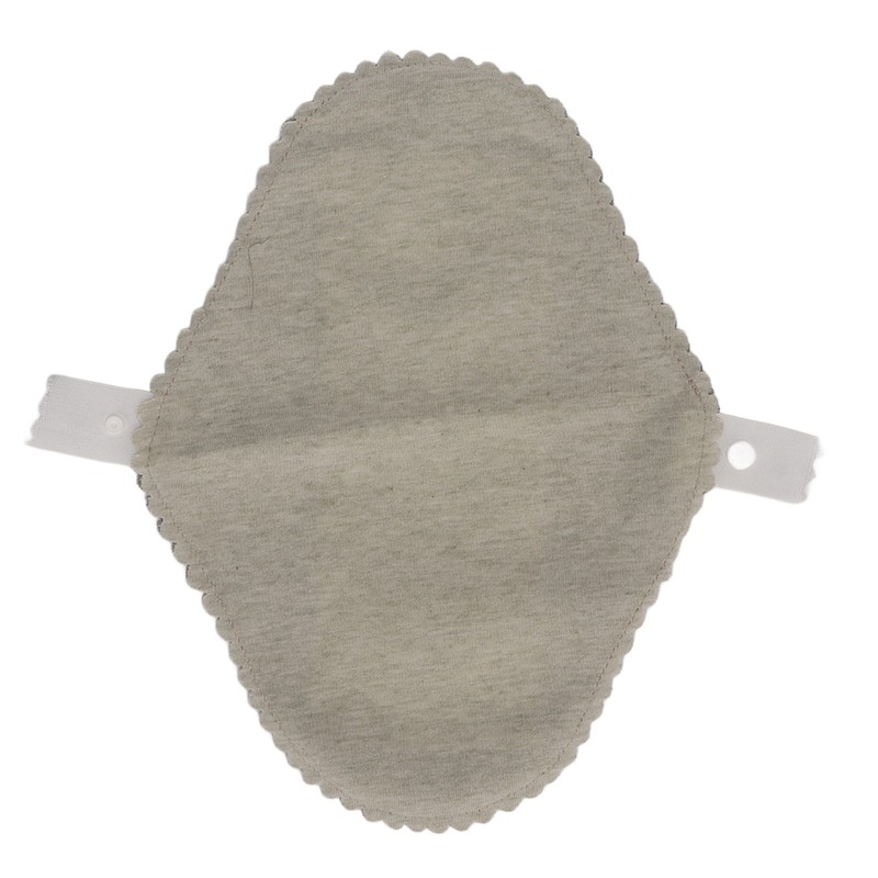 4PCS Washable Feminine Pads Gray Graphene Leakproof Breathable Reusable Sanitary