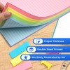 200 Sheets Loose Leaf Binder Paper, Colorful College Ruled Paper,