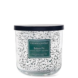 Village Candle Balsam Fir Mercury Glass Candle, 13 oz.