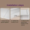 LIYIVNAA Expandable Cabinet Shelf Organizer Adjustable Storage Rack Stackable Metal