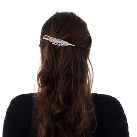 PACKOVE Vintage Duckbill Hair Clips for Women Rhinestone Hairdressing Barrettes Non Slip Clips for Thick Thin Hair Compact Lightweight Design for Home Salon Use