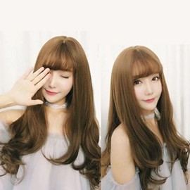 Female Goddess Wave Long Hair Pretty Wig (KYR-W5A8A62) Sia-Darkman / 여자 여신 웨이브롱 머리 예쁜가발 (KYR-W5A8A62) 시아-다크망X
