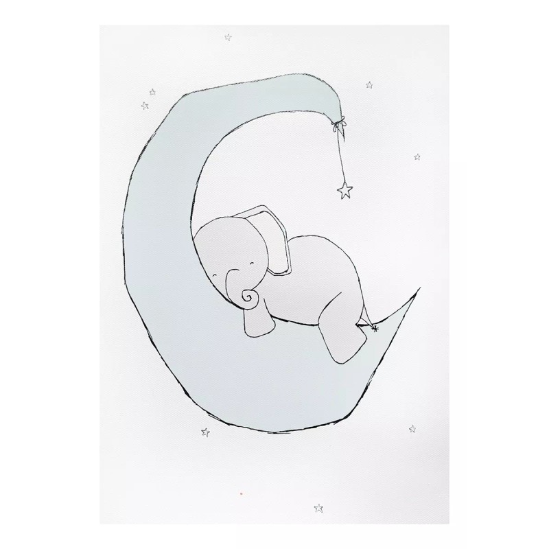DaraBaby Kit De 3 Lienzos Decorativos Habitación De Bebés Y
