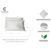 Comfore Queen Pillow Covers - Polycotton Stripe Sateen 2.5 -
