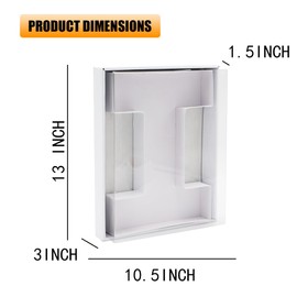 SHENGHE 12" Fillable Cardboard Letter Charcuterie Gift Cupcake Box With Cover Sweets Packaging (I)