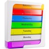 JFA Medical Weekly Stackable Pill Box Organiser/Reminder for Medicines Supplements,