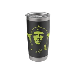Che Guevara Shirt Rebel Cuban Revolution Green Stainless Steel Insulated Tumbler