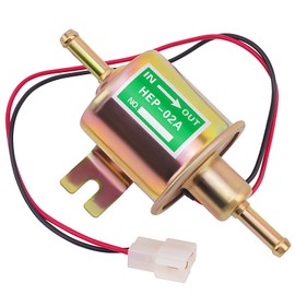AHL 12 V Electric Fuel Pump Shut-Off Pressure Gas Diesel Inline Intank Petrol Pump HEP-02A