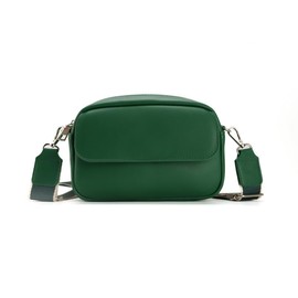 Leisure and stylish large - capacity cross - body bag with adjustable and detachable shoulder strap, also can be used as a single - shoulder bag. (green)