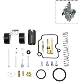 VM22 Carburetor Repair Kit for VM22 With Gasket Floats Jets Motorcycle Carburetor Repair Kit Motorbike Repairing Part for YM YBR125 JYM125
