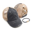C.C Exclusives BT-780 - Gorra de béisbol de algodón desgastado
