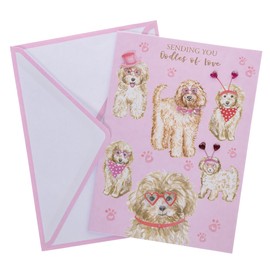 Graphique Doodles! Handmade Valentine’s Day Card, Cute Love Funny Greeting Card, Him Her Kid, 5” x 7”