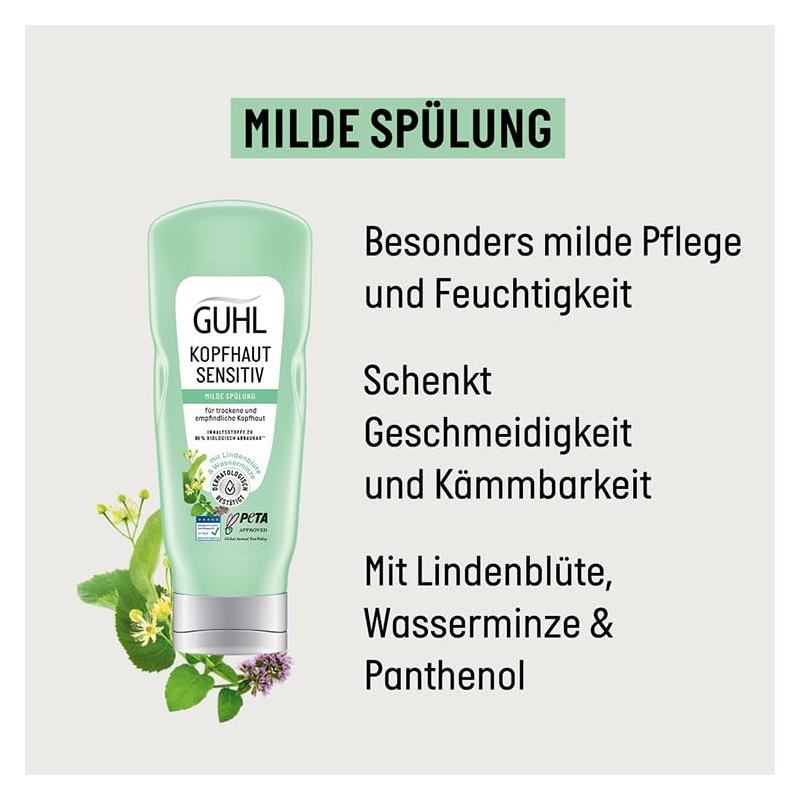 Guhl Scalp Sensitive Mild Conditioner – Volume: 200 ml –