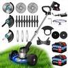 Cordless Weed Trimmer for Yard Care – 21V Adjustable Grass