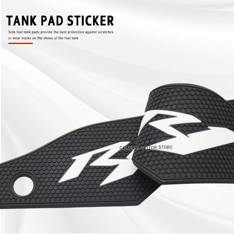 Motorcycle Accessories Tank Pad Rubber Anti-Slip Scratch-Resistant Protector Sticker for