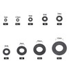 Sutemribor Nylon Flat Washer Assortment Set 600 Pieces, 9 Sizes