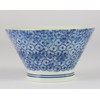 Hasami Honeycomb kurawa Stamped? 丼 (Blue) 13926