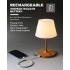 WEILAILUX Outdoor Battery Operated Table Lamp Waterproof, 4000mAh Cordless Table