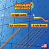 FlexiSnake Pro Drain Weasel Sink Snake Cleaner with New Molded