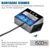 Runleader Small Engine Hour Meter, Digital Tachometer, Maintenance Reminder, Battery