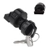 Replace 4012166 YINNCKE Ignition Key Switch 4 Position Off-Run-Light On-Start