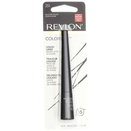 Revlon ColorStay Liquid Liner Eye Makeup, Blackest Black [251], 0.08 oz (Pack of 2)