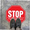 DOITOOL 5 Sheets Stop Sign, 7.8x7.8 Inches High Intensity Street