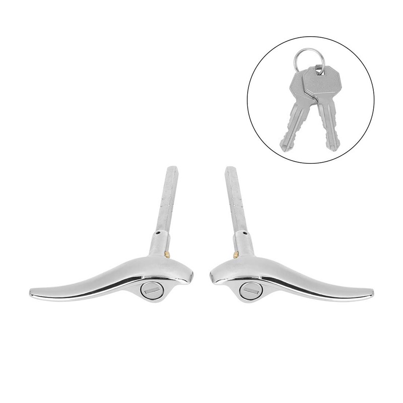 X AUTOHAUX 2pcs Exterior Door Handle Lock Kit with Key