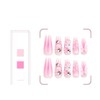 RTKHFZE Press on Nails Long,Square Fake Nails Nude Pink Full