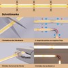 BENLUN 24V COB LED Strip Lights 65.6ft Kit, 3000K Warm