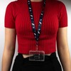 1 Lanyard - ID Card Holder - Key Chain -