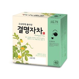 Ssanggye Cassia Seed Tea 40 Tea Bags – Premium Korean Herbal Tea Kyulmyungja Cha, Caffeine Free Nutty Roasted Herb Tea