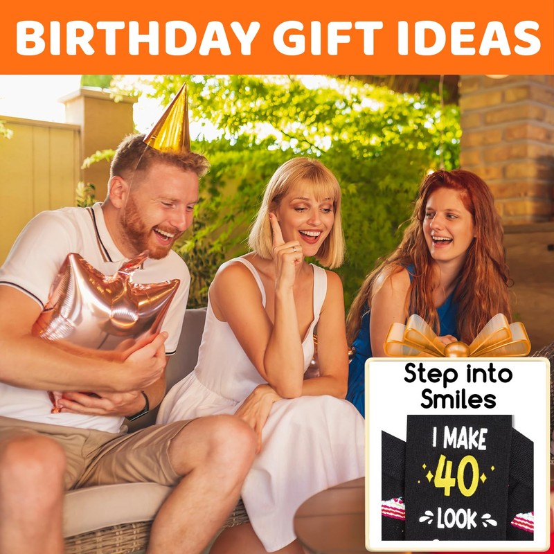 HAPPYPOP 40th Years Old Birthday Gifts - 40th Birthday Gifts