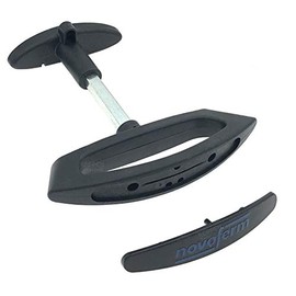 Novoferm 10600005 Garage Door Handle Set Complete Set Sectional Door with 9 mm Square 10600005 Novoferm ISO 20, E°, S 40, ISO 40, E° S 45, ISO 45, ISO 34