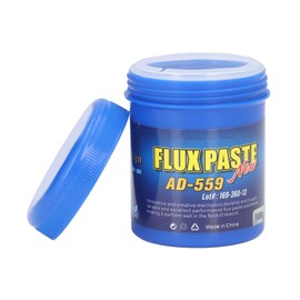 AD‑559 100g Solder Paste Soldering Flux Cream for Soldering BGA PGA CSP Connections for Multi PCB Reflow Soldering Rework BGA PGA CSP Package Pin Connections (100g/3.5oz)