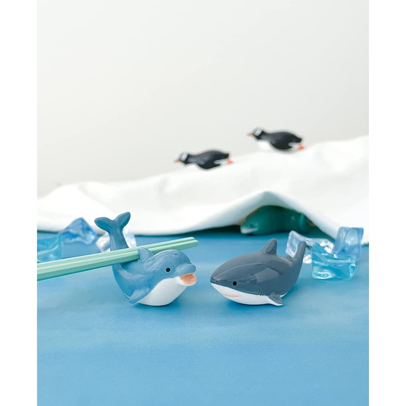 DECOLE MG-28111 Marin Chopsticks Rest Dolphin