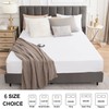 Sufdari Waterproof Mattress Protector King,150x200cm Mattress Cover for Bed,30cm Deep
