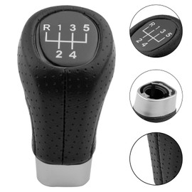 MangWany Gear Knob 5 Gears for E34 E36 E38 E39 E46 E53 E60 E61 E63 E64 E83 E90 E91 E92 E93 3 Series 5 Series 5 X1 X3 X5 Handle Ball Shift Lever with Tri-Colour Pattern