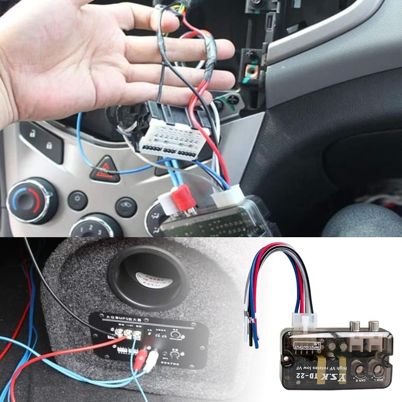 AIMALL High to Low Frequency Car Audio Converter, TD-22 Speaker