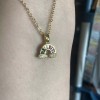 Rainbow 18k Gold Plated Rainbow Necklace & Pendant Minimalistic Gold