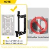 BNPUHIU Black Brush Wall Plate, 5 Pack Single Gang Wall