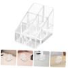 SHINEOFI 4pcs Acrylic Lipstick Organizer Compact Makeup Storage Display Case