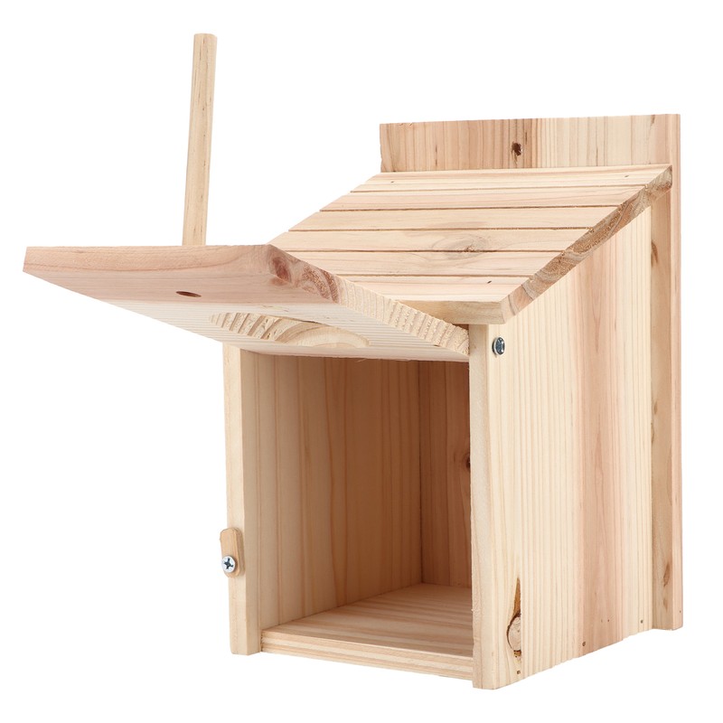 Innovative Wooden Birdhouse Natural and Safe DIY Outdoor Wooden Birdhouse